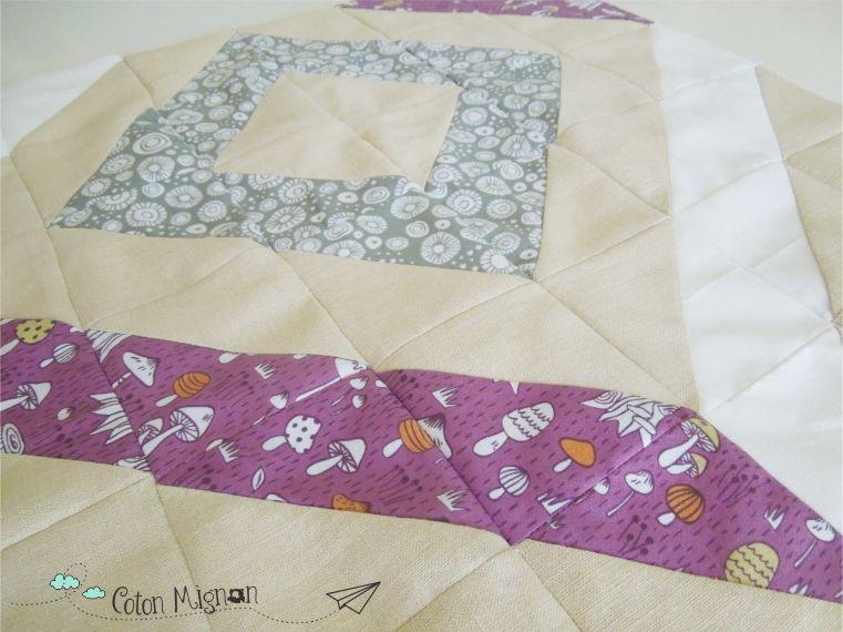 half square triangles coton mignon