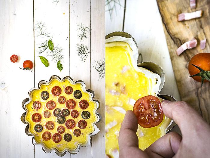 tarta de tomate y mostaza