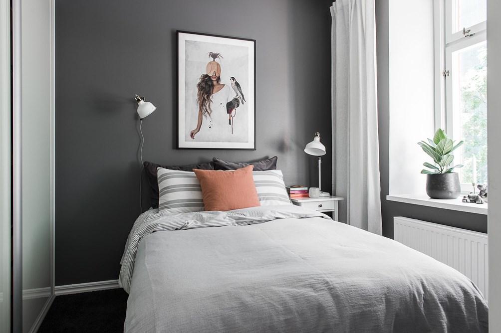 Un apartamento con toques grises; Un look muy elegante.