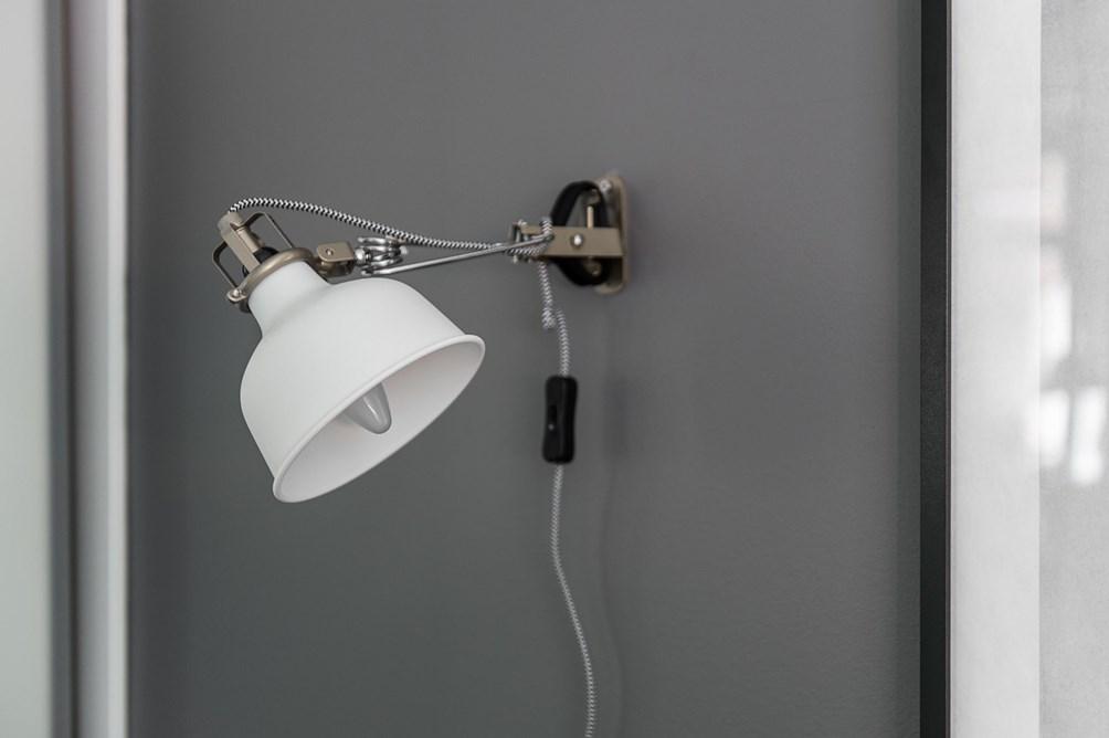 Un apartamento con toques grises; Un look muy elegante.