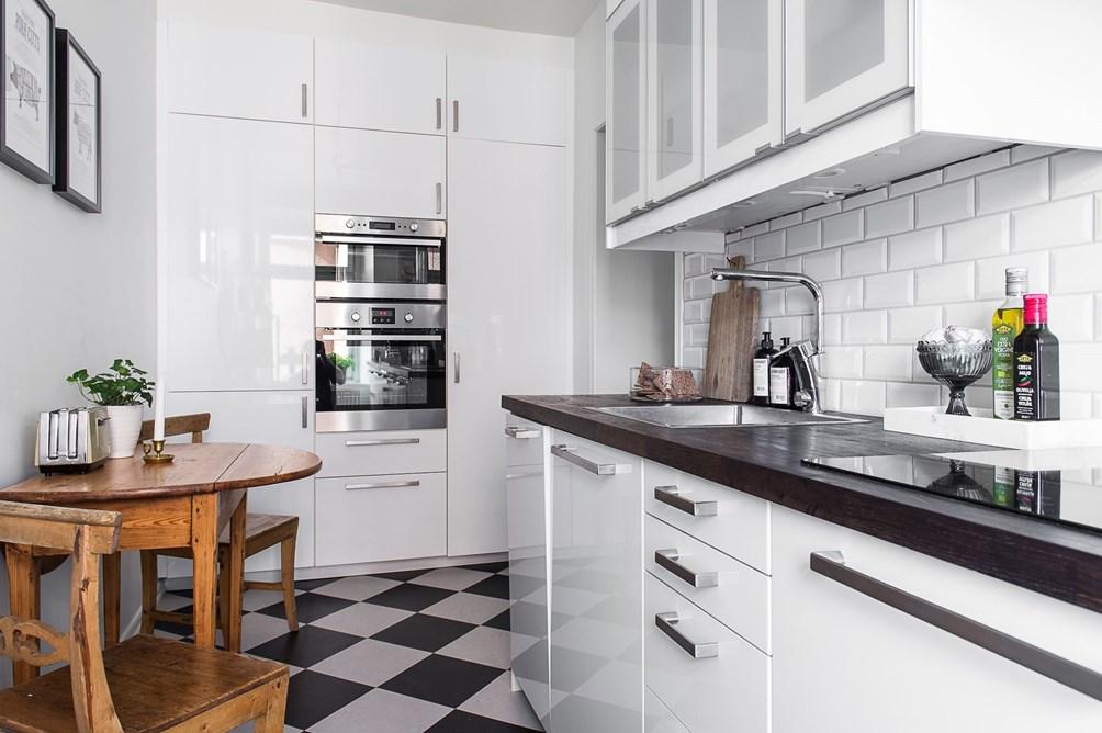 Un apartamento con toques grises; Un look muy elegante.