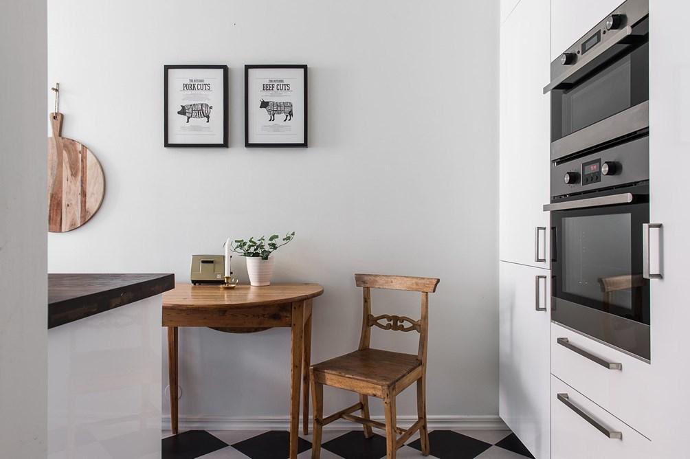 Un apartamento con toques grises; Un look muy elegante.