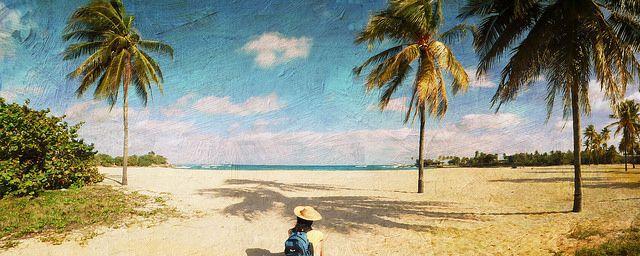 Caribbean beach series . Cuba