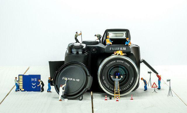 Equipo para Limpiar el Sensor de una Cámara