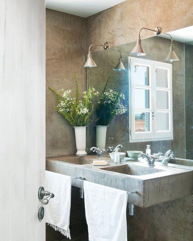 lavabo de hormigon