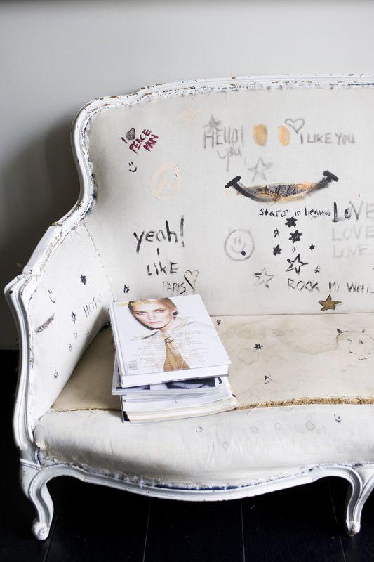 13. Siempre hay que dejarles espacio para que desarrollen su creatividad, y más si tienen vena de graffiteras