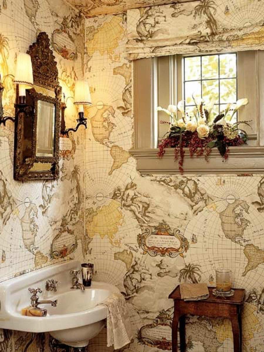 decorar con mapas