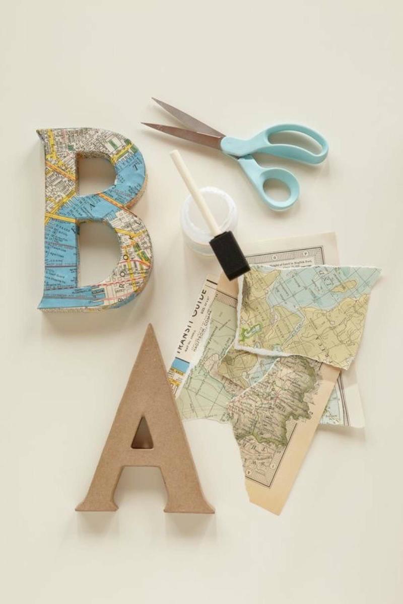 decorar con mapas
