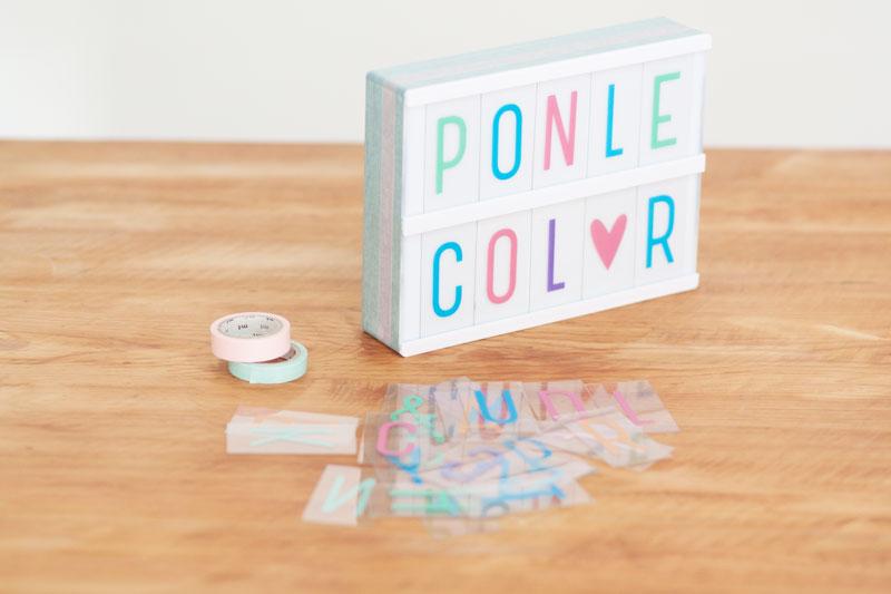 Ponle color a tu lightbox.