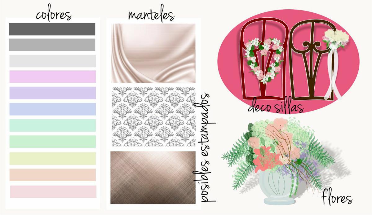 mi color favorito puede ser el de la flores de mi evento