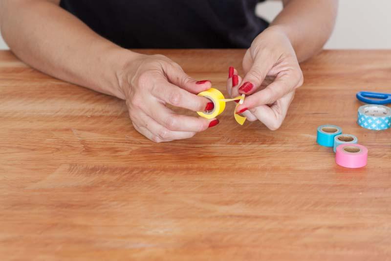 Como hacer un topper de banderines.