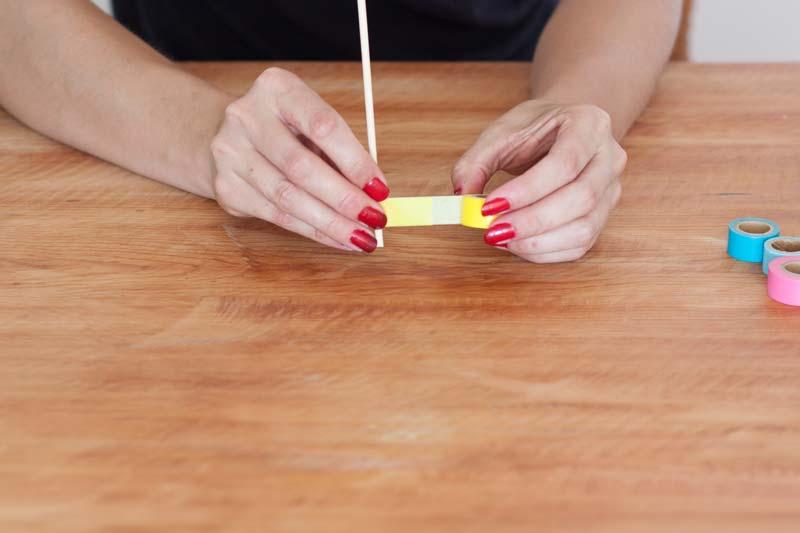 Como hacer un topper de banderines.