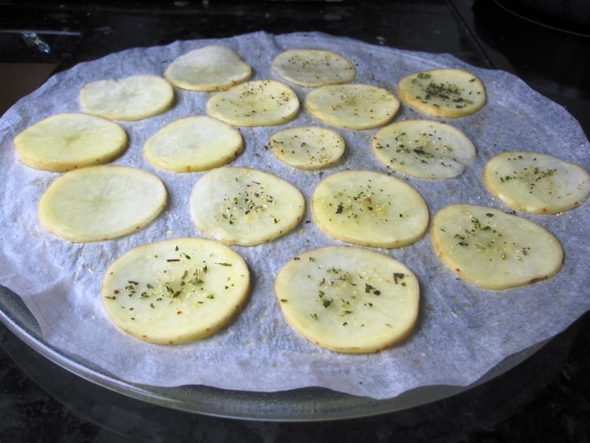 Patatas fritas microondas