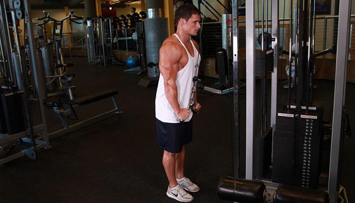 El entrenamiento extremo para hombros y tríceps