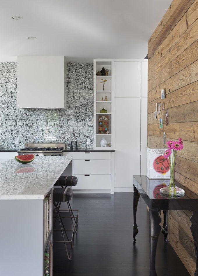 forrar paredes de madera cocina