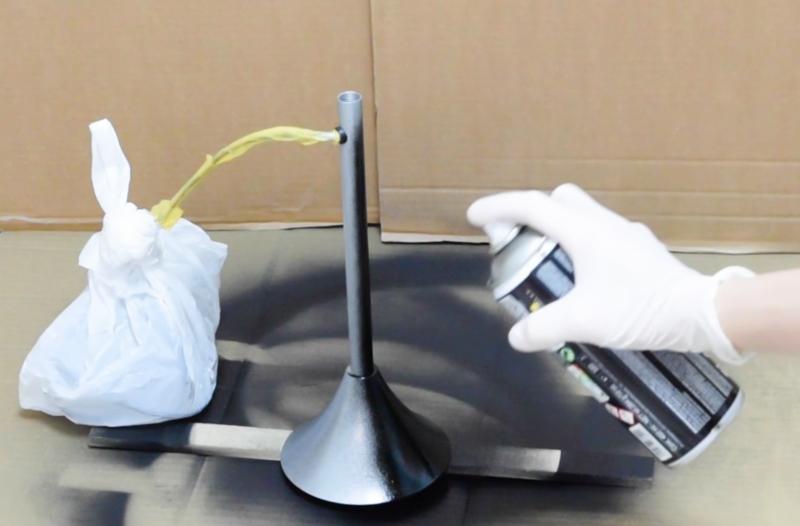 como pintar lampara de pie