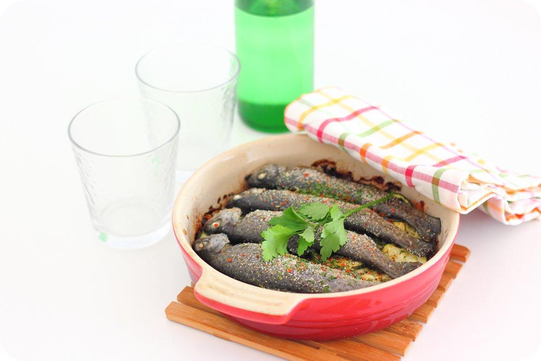 Truchas al horno
