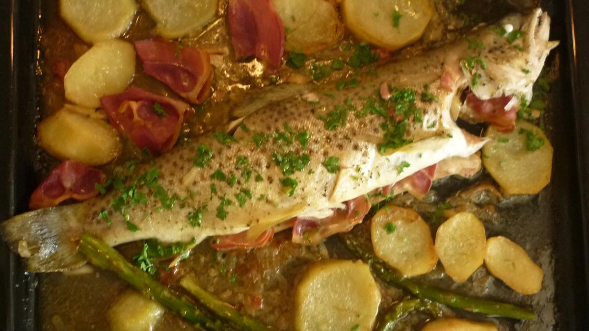 Truchas al horno