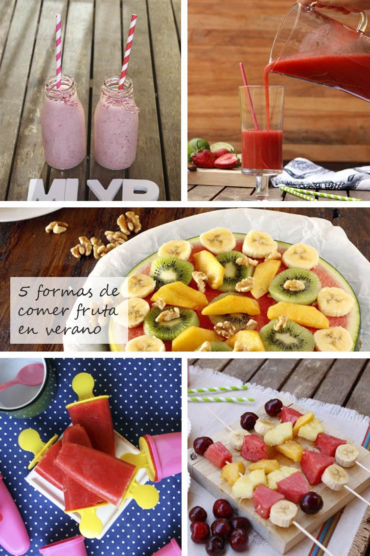 5 formas de comer fruta en verano