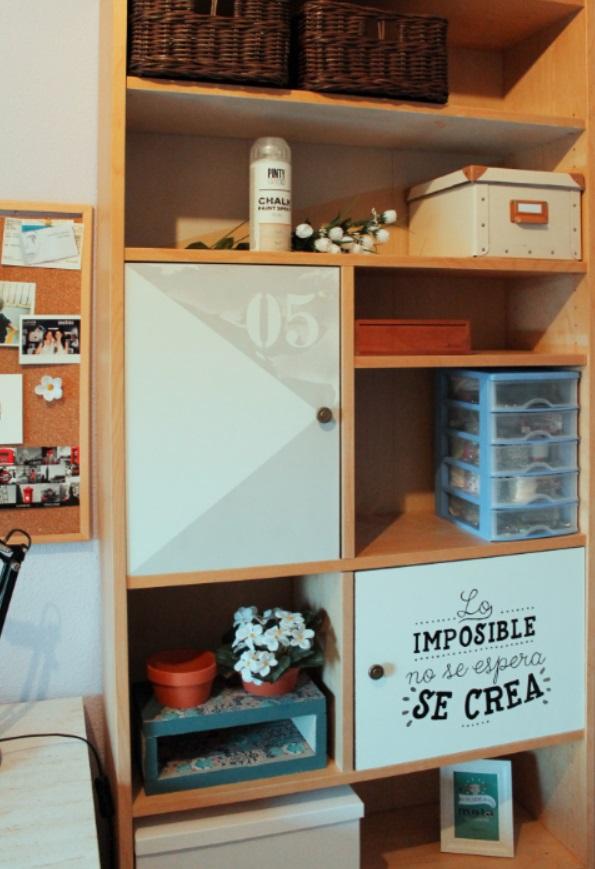decora tu estanteria con spray