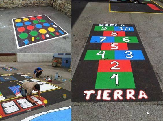 suelo de preescolar
