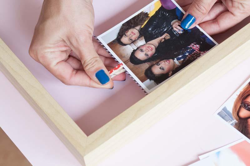 Marco para colgar fotos.