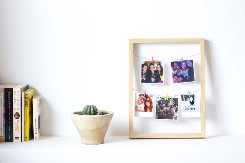 Marco para colgar fotos.