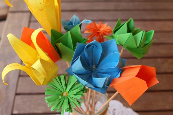 flores de papel 13