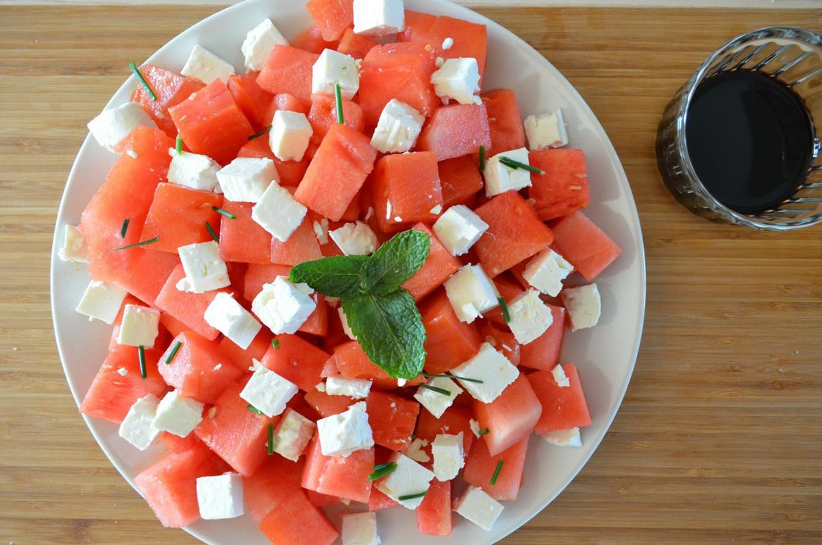 ensalada de sandía