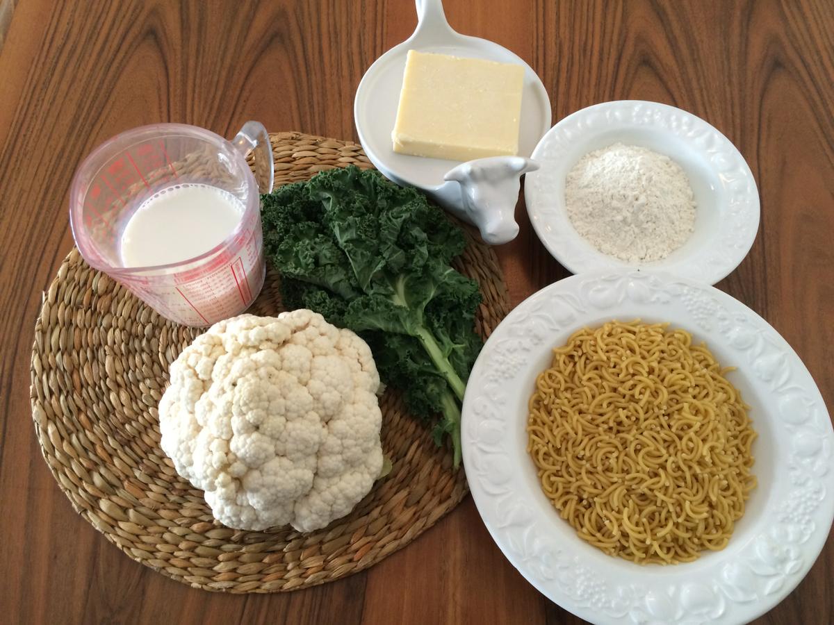 Ingredientes del Mac n Cheese