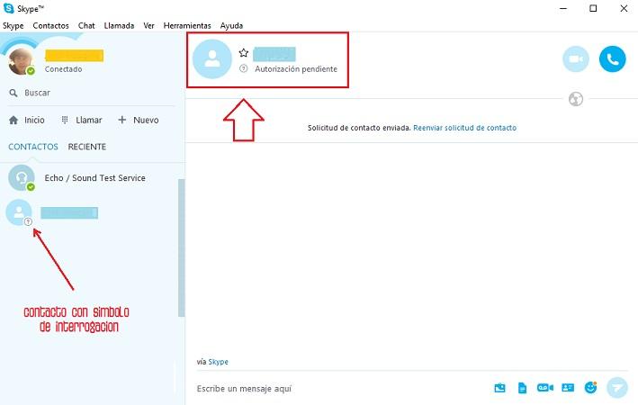 cómo saber si un contacto me han bloqueado en Skype
