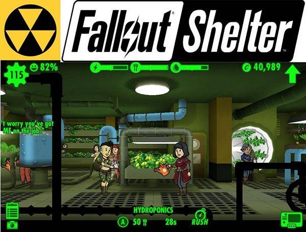 Fallout Shelter el control para dirigir el refugio