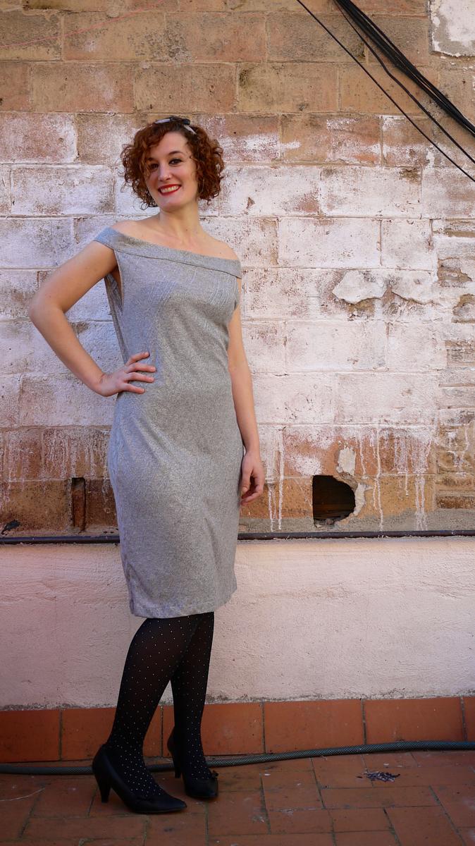 Vestido de fiesta y tocado23