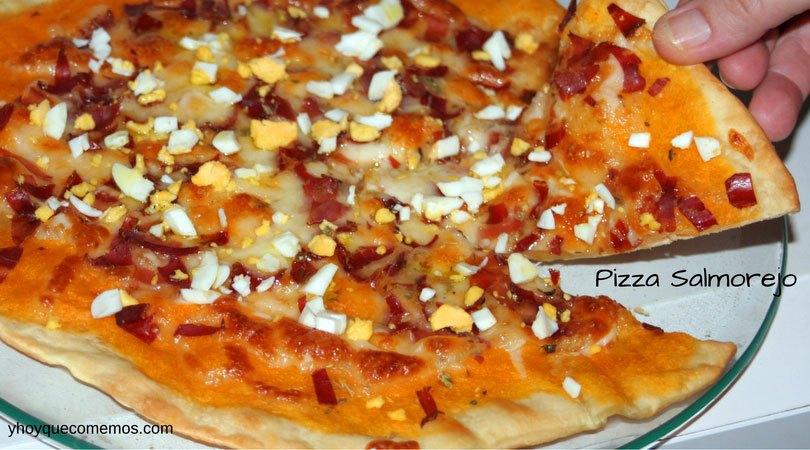 Pizza-Salmorejo