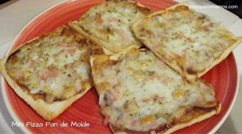 Mini-Pizza-de-Pan-de-Molde-con-bacon