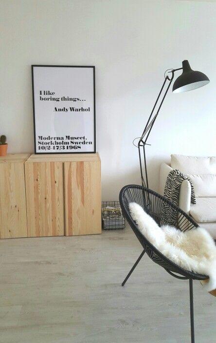 Silla Acapulco en estilo nórdico