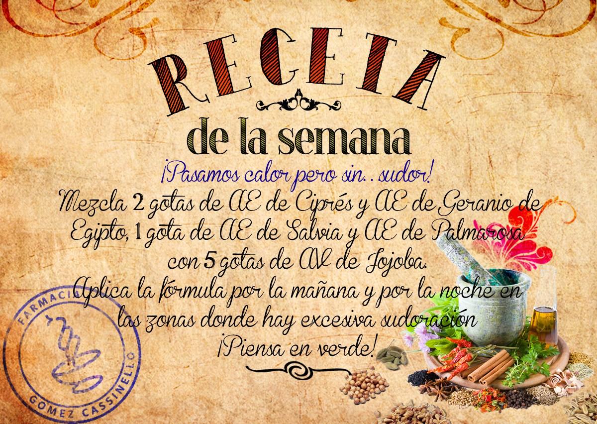 Remedio casero, sudor