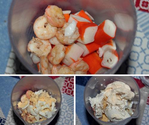 Mezclar-los-ingredientes-para-el-Paté-de-Gambas-y-Palitos-de-Mar