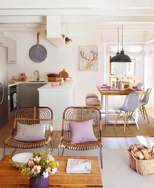 Decoración de un salón