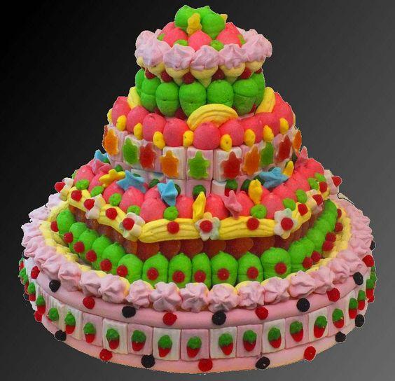 tarta de golosinas