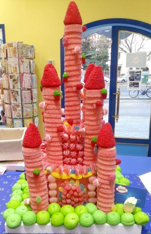 castillos de gomitas para cumpleaños