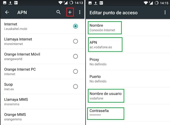 configurar conexion a internet APN android 02