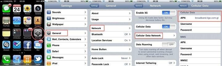 configurar conexion a internet APN iOS 01