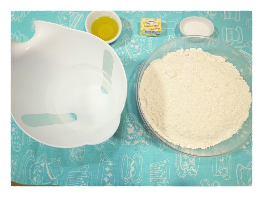 ingredientes masa de pizza