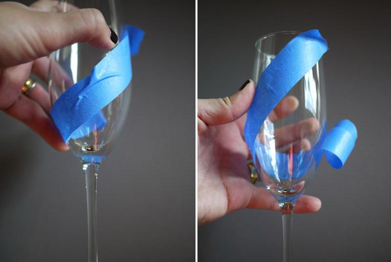 paso a paso para pintar copas