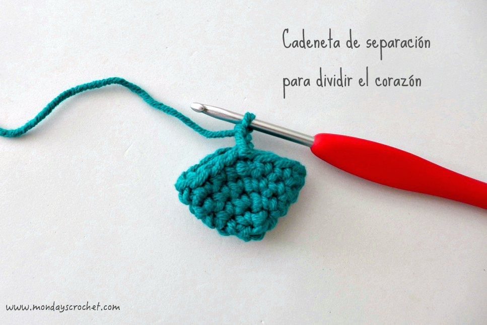 Corazón-cadeneta