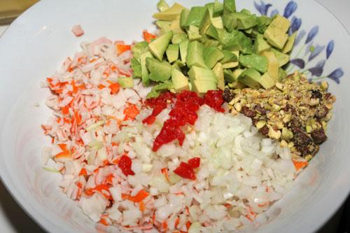 ingredientes-para-el-Tartar-de-Aguacate-y-Cangrejo