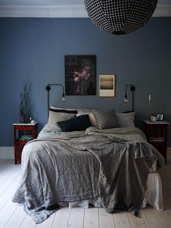dormitorios azules