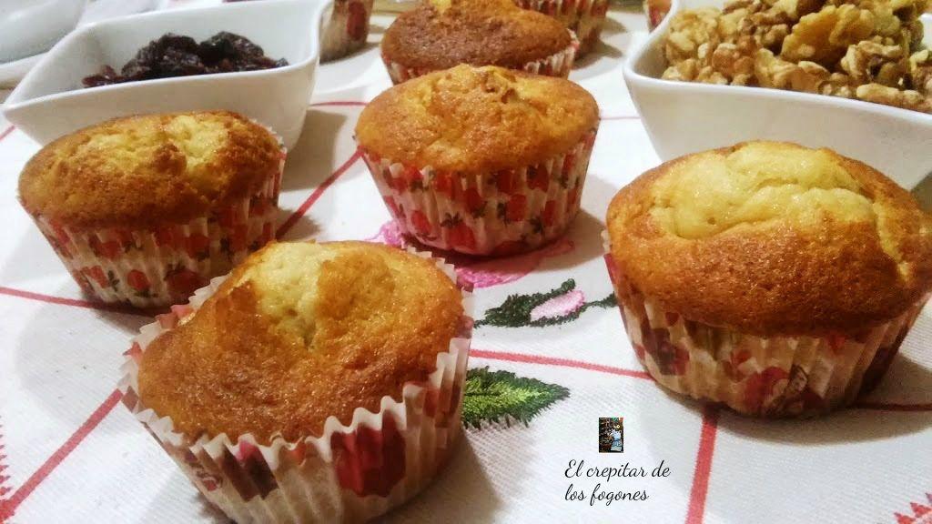 magdalenas de chocolate blanco