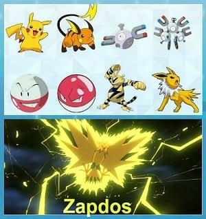 pokémon tipo eléctrico